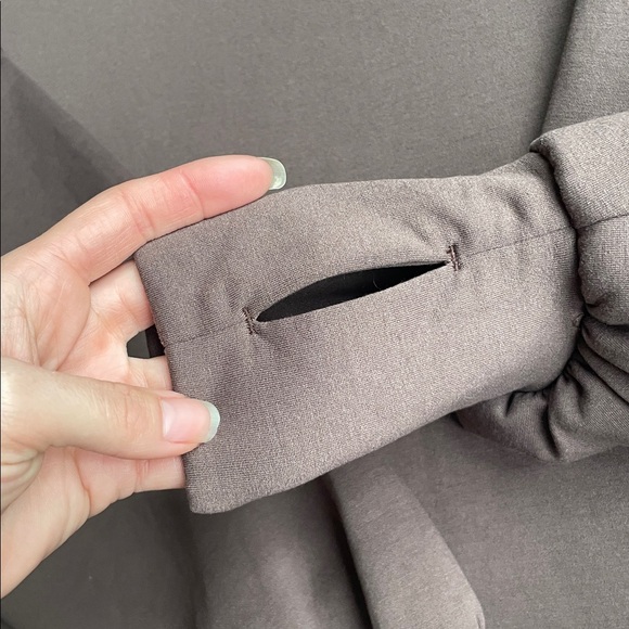 Free People Movement Slouchy Oversized Turtleneck Pullover Sweater Brown NEW - Picture 10 of 13